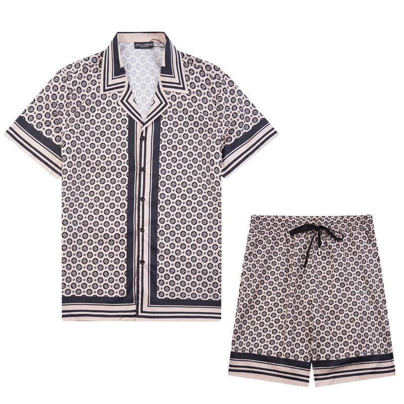 Dolce & Gabbana Silk Shirt And Shorts  - DesignerGu