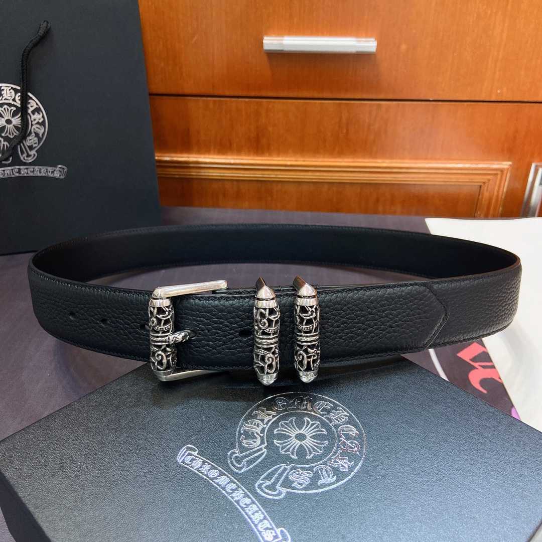 Chrome Hearts Leather Belt   - DesignerGu