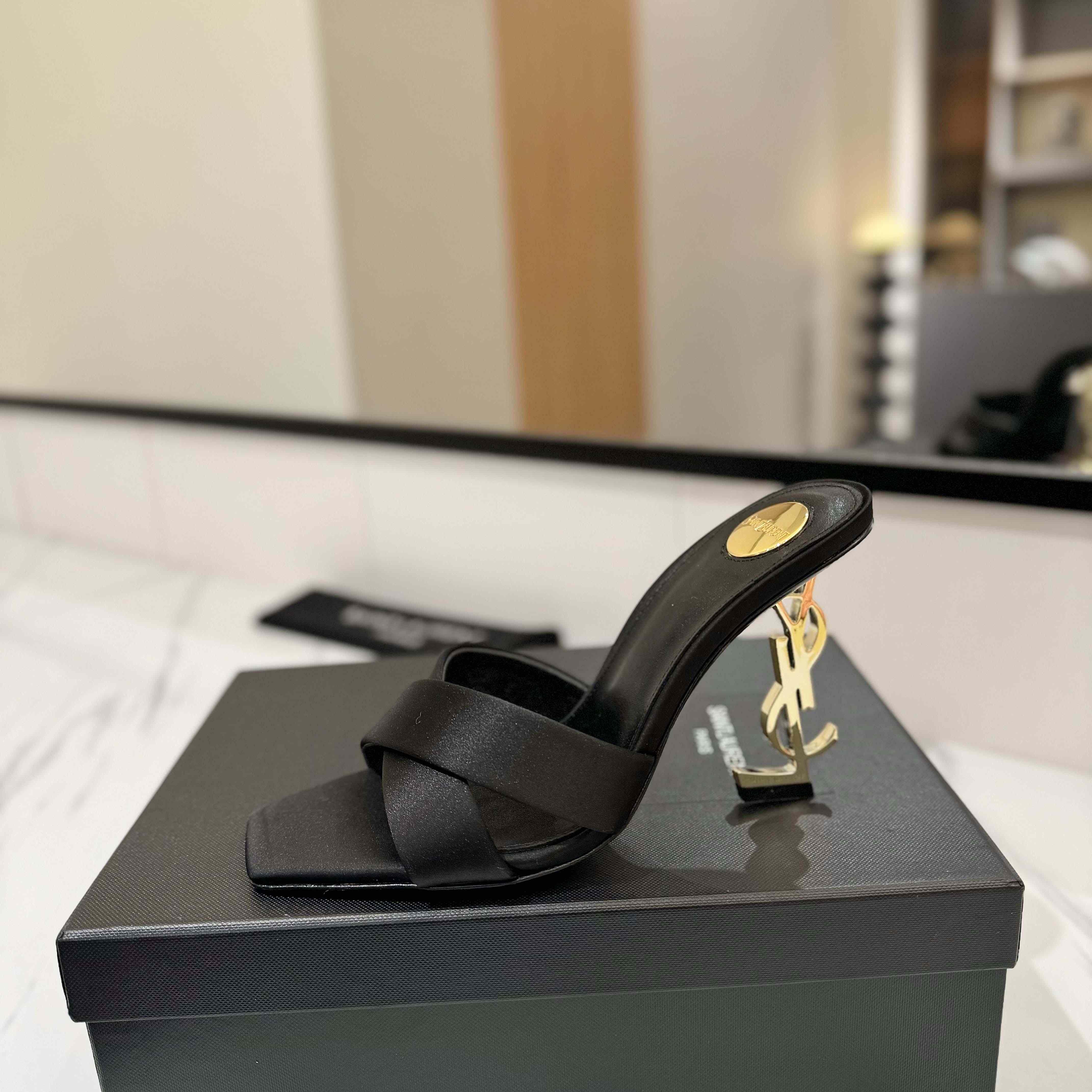 Saint Laurent 105mm Sandals - DesignerGu