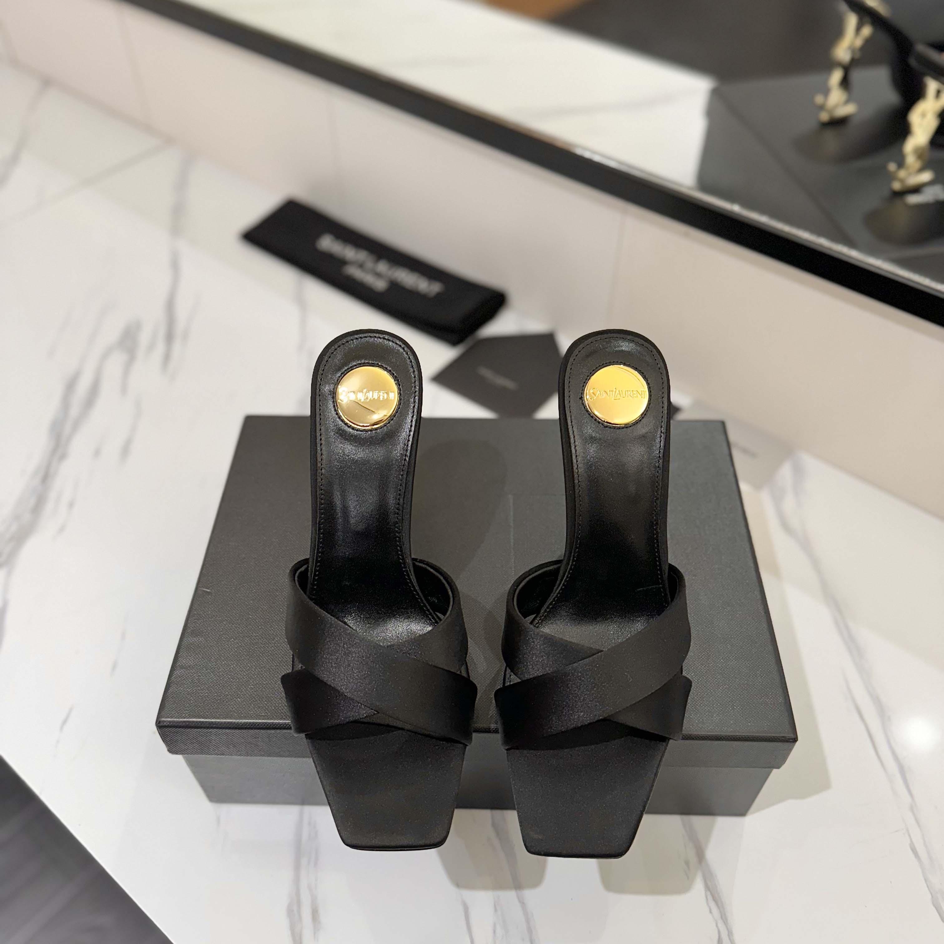 Saint Laurent 105mm Sandals - DesignerGu