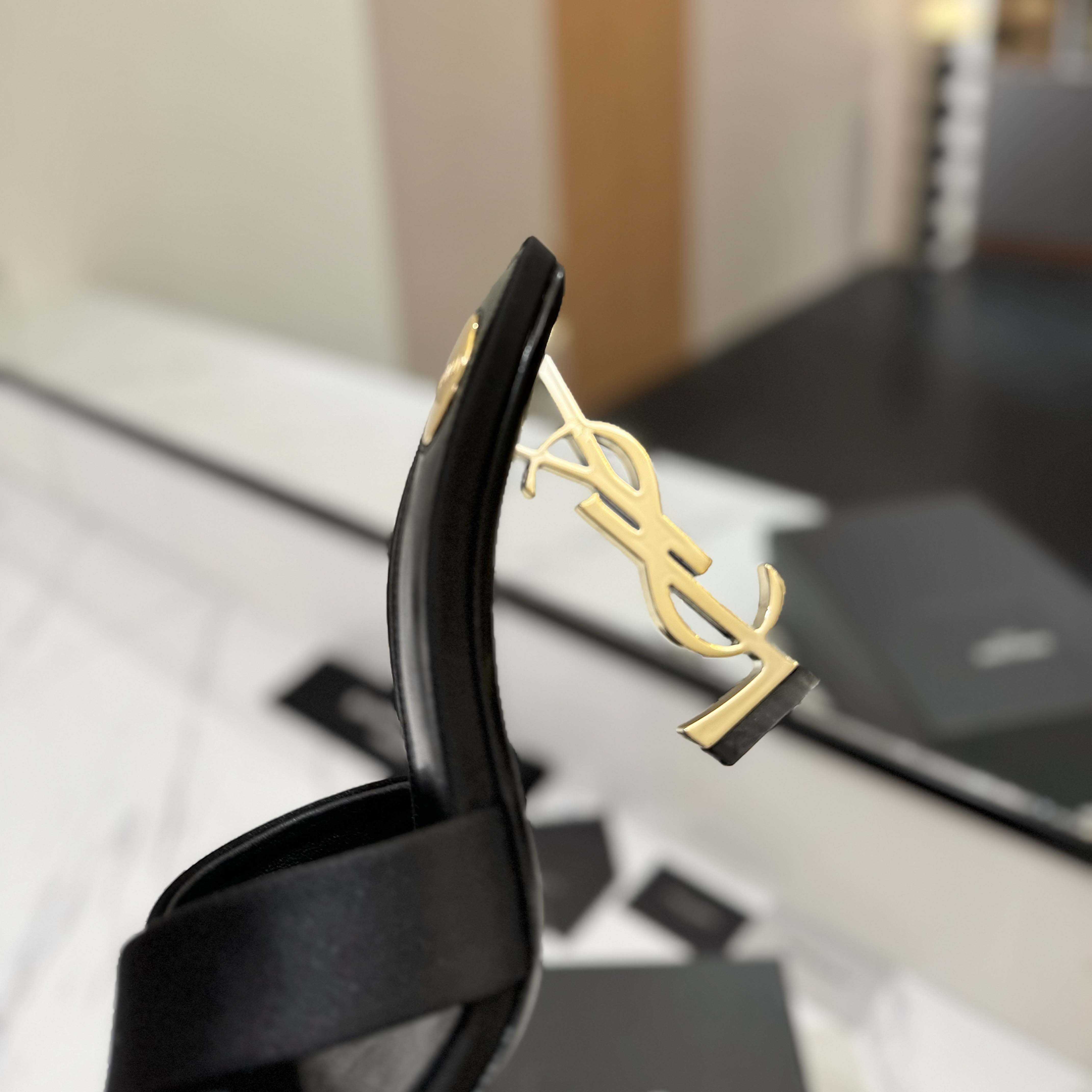 Saint Laurent 105mm Sandals - DesignerGu