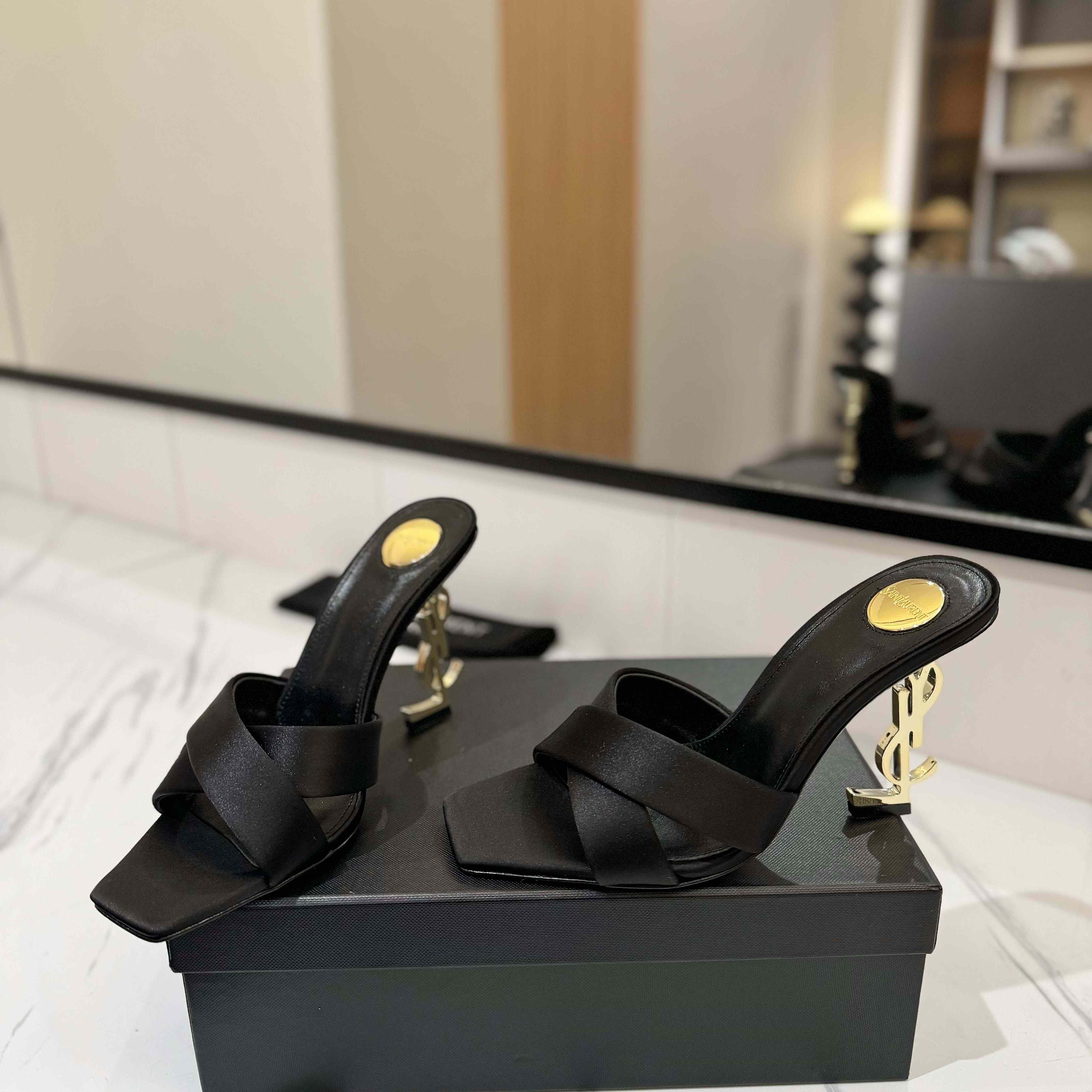 Saint Laurent 105mm Sandals - DesignerGu