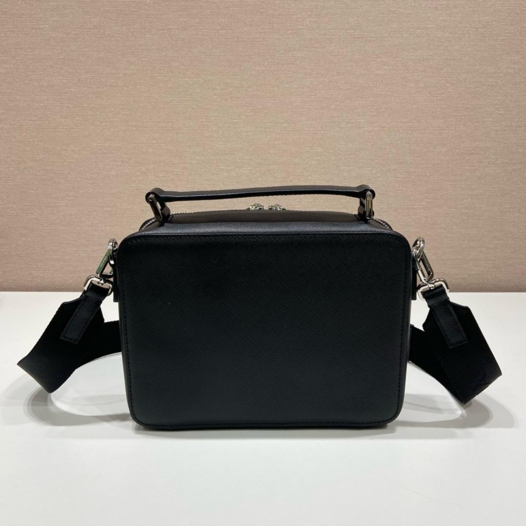 Prada Medium Prada Brique Saffiano Leather Bag - DesignerGu