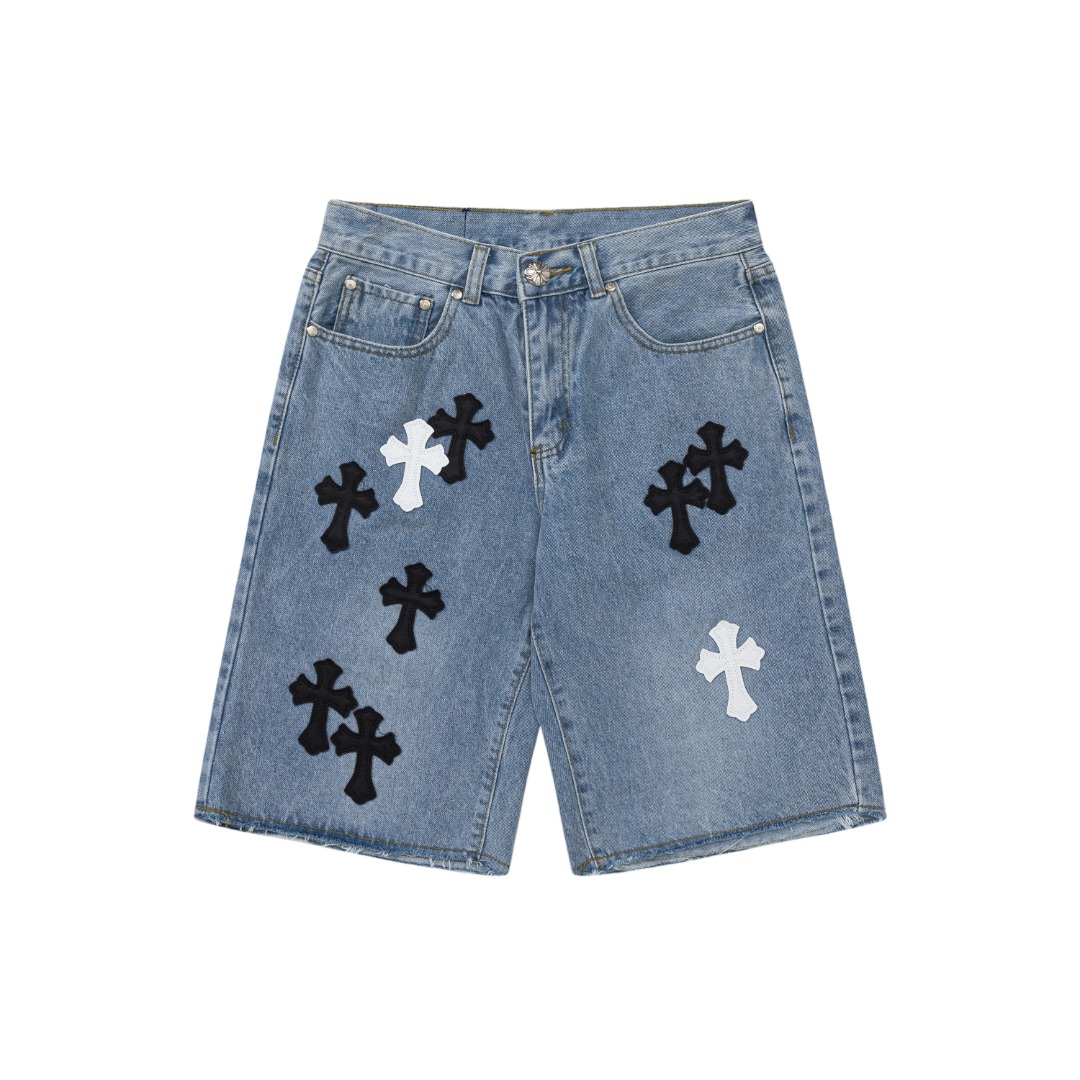 Chrome Hearts Denim Shorts - DesignerGu
