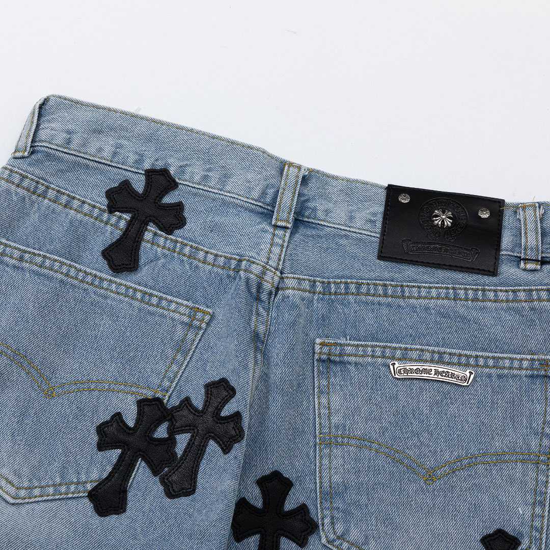 Chrome Hearts Denim Shorts - DesignerGu