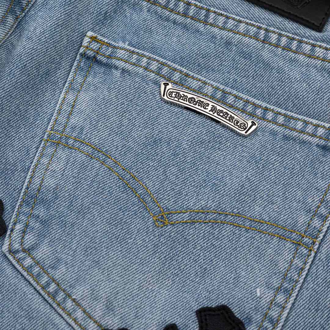 Chrome Hearts Denim Shorts - DesignerGu