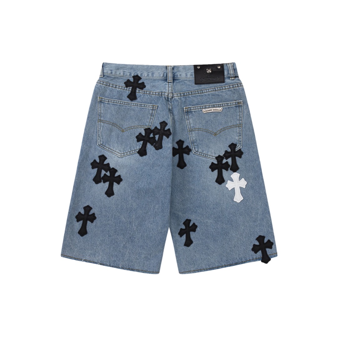 Chrome Hearts Denim Shorts - DesignerGu
