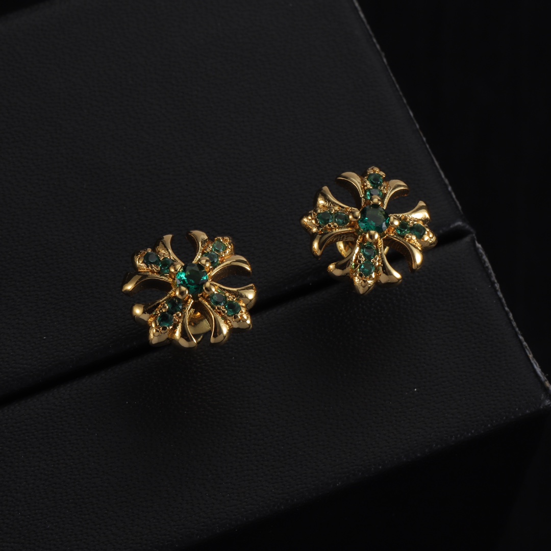 Chrome Heart Earrings - DesignerGu