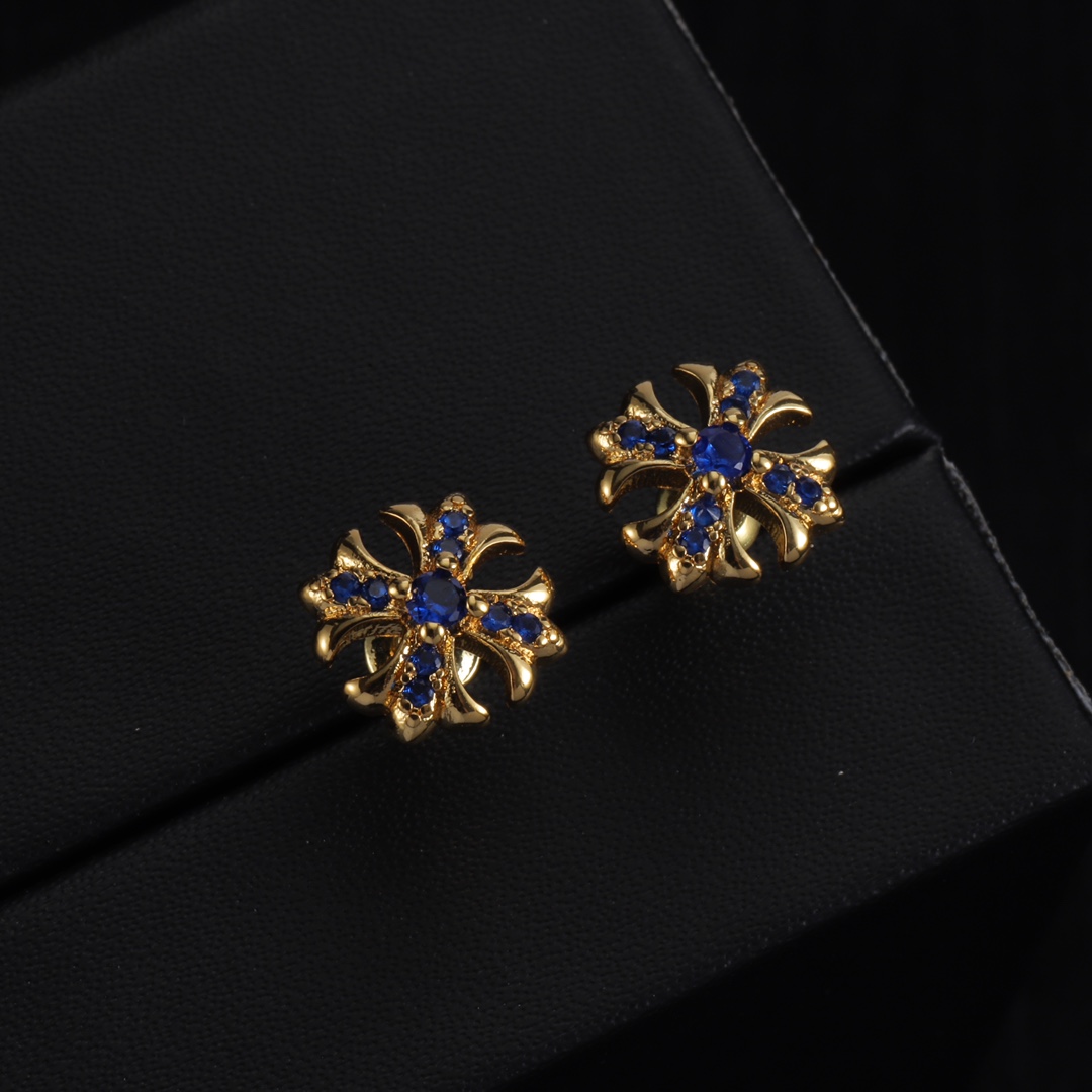 Chrome Heart Earrings - DesignerGu