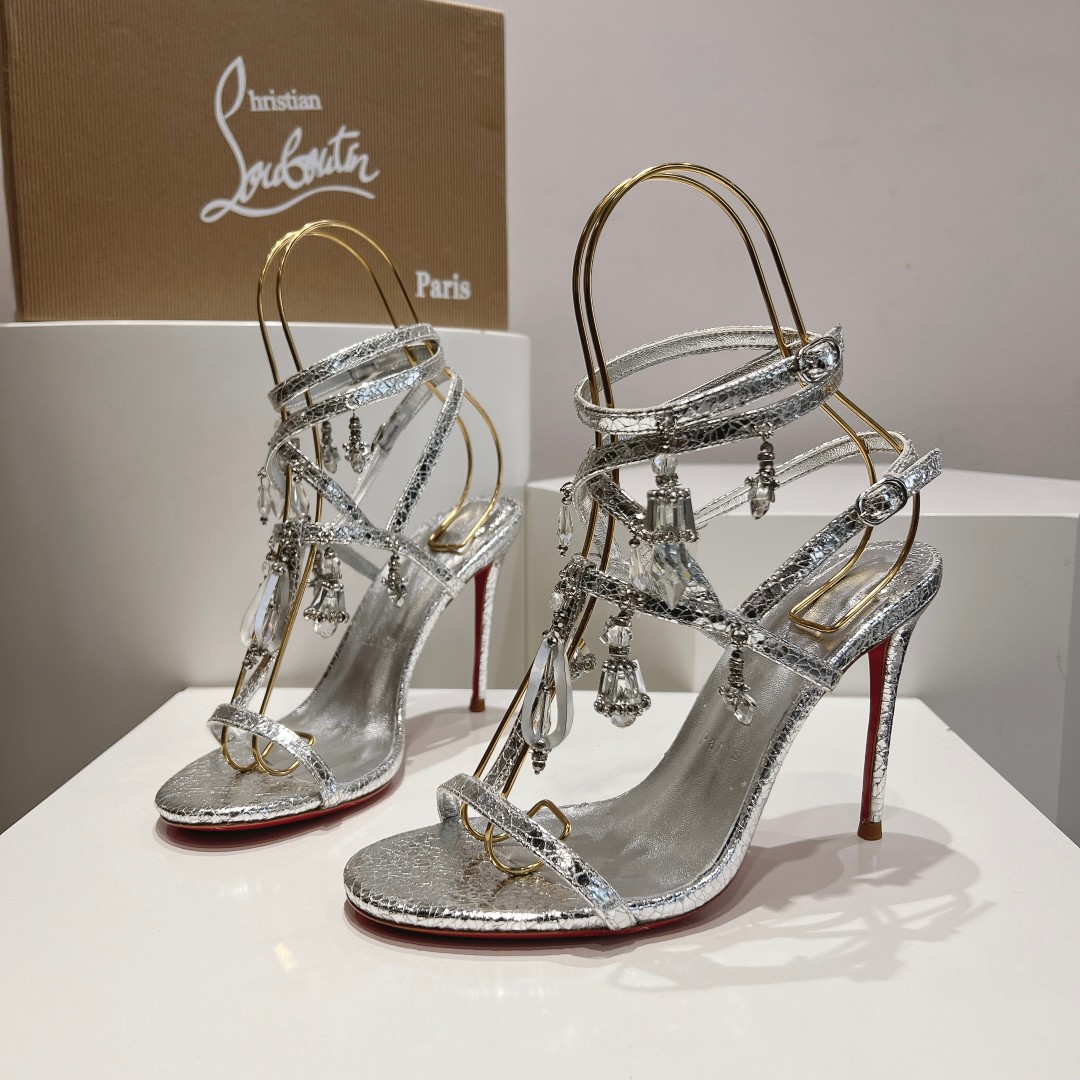 Christian Louboutin 110mm Bombina Pampila sandals - DesignerGu