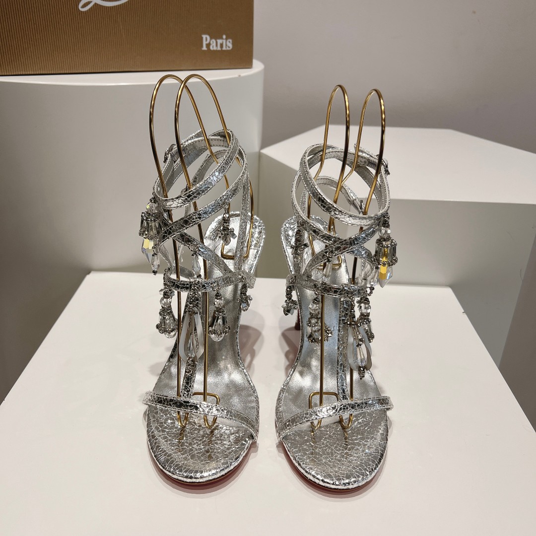 Christian Louboutin 110mm Bombina Pampila sandals - DesignerGu