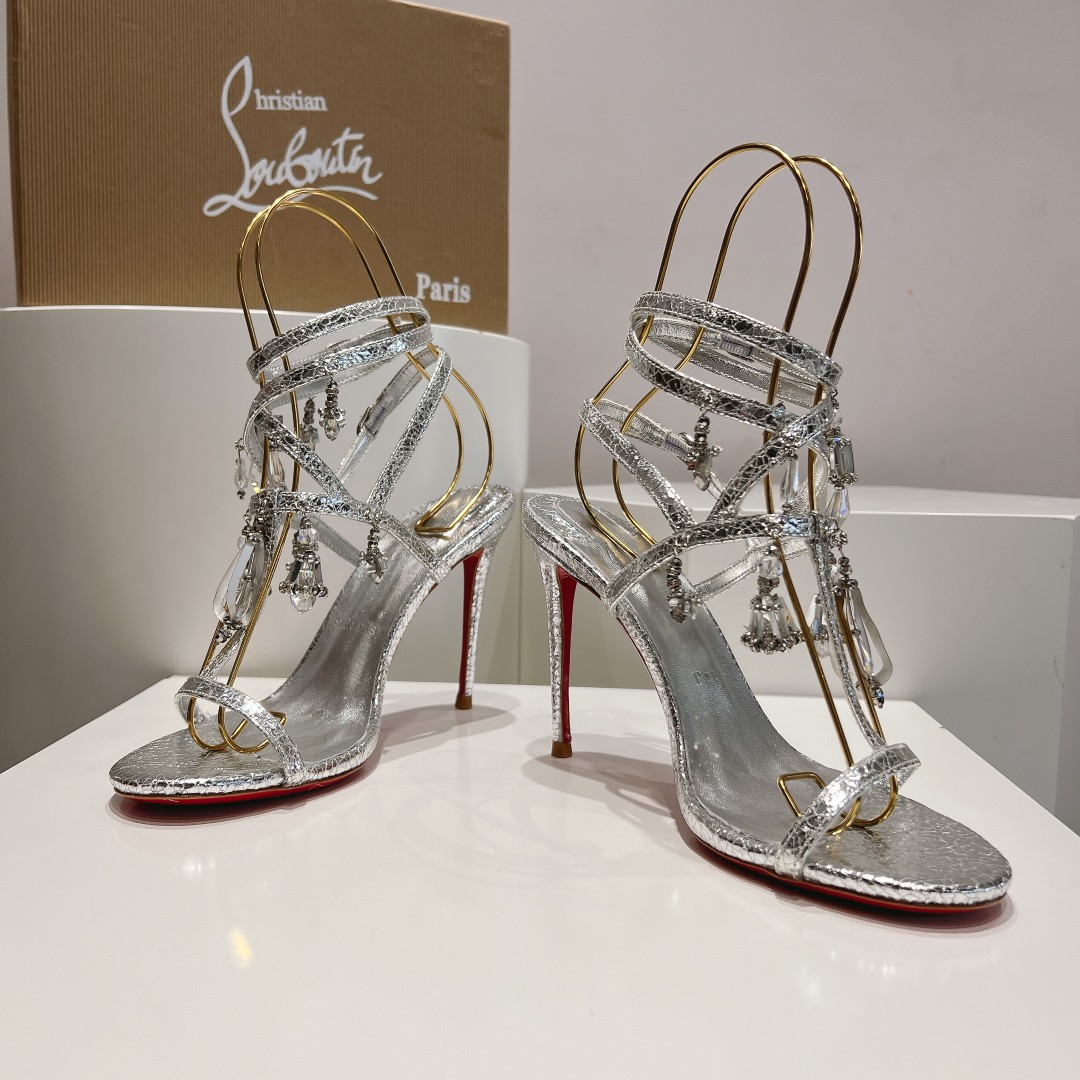 Christian Louboutin 110mm Bombina Pampila sandals - DesignerGu