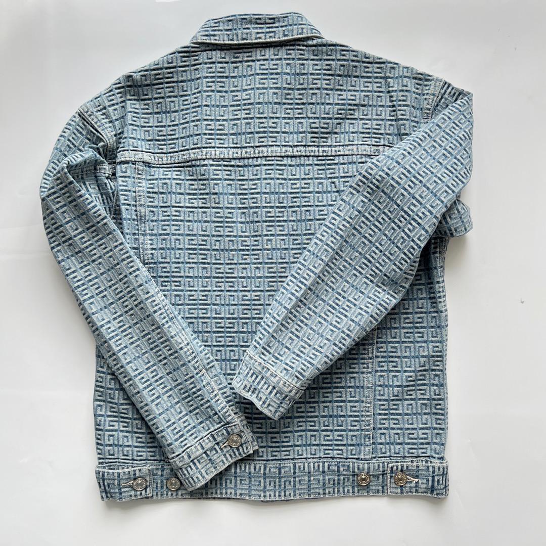 Givenchy Jacket In 4G Denim YF2012   (50% Off Sale) - DesignerGu