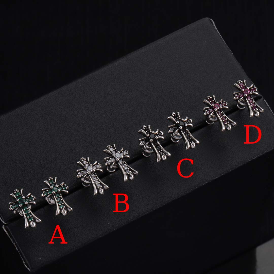 Chrome Heart Earrings - DesignerGu