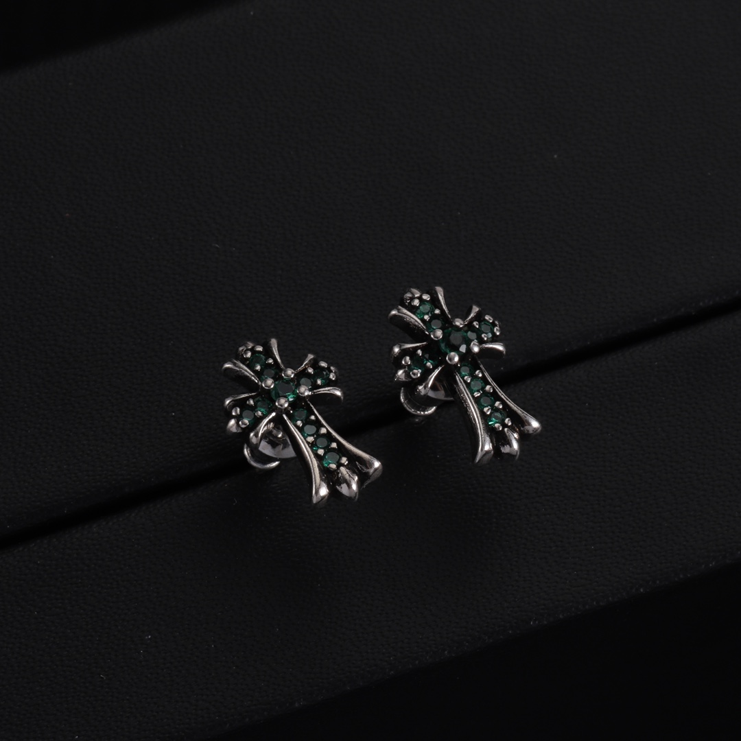 Chrome Heart Earrings - DesignerGu