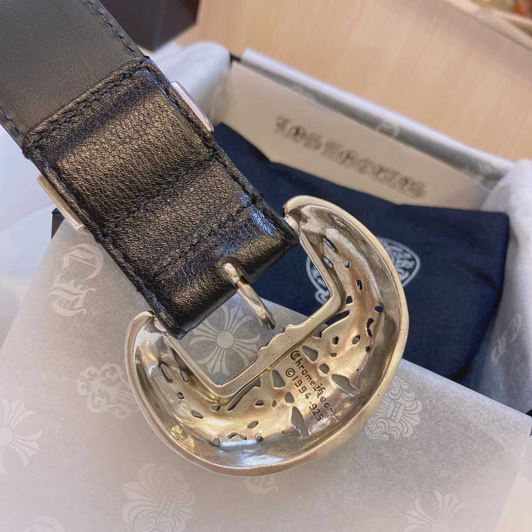 Chrome Hearts Leather Belt    3.8cm - DesignerGu