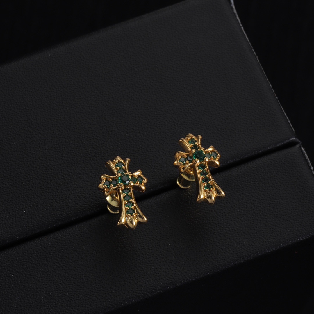 Chrome Heart Earrings - DesignerGu