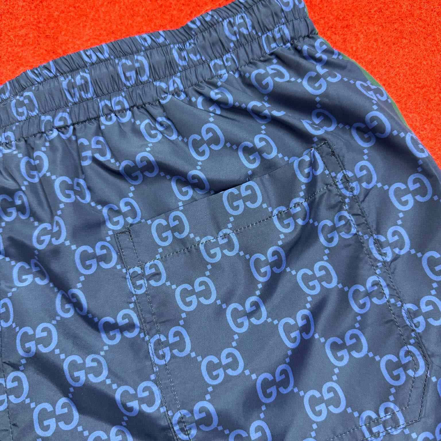 Gucci Printed Poplin Tech Swim Shorts - DesignerGu