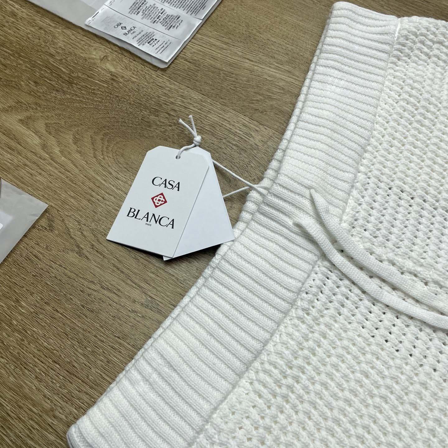 Casablanca Wavy Knit Cotton Shorts     Z6010 - DesignerGu