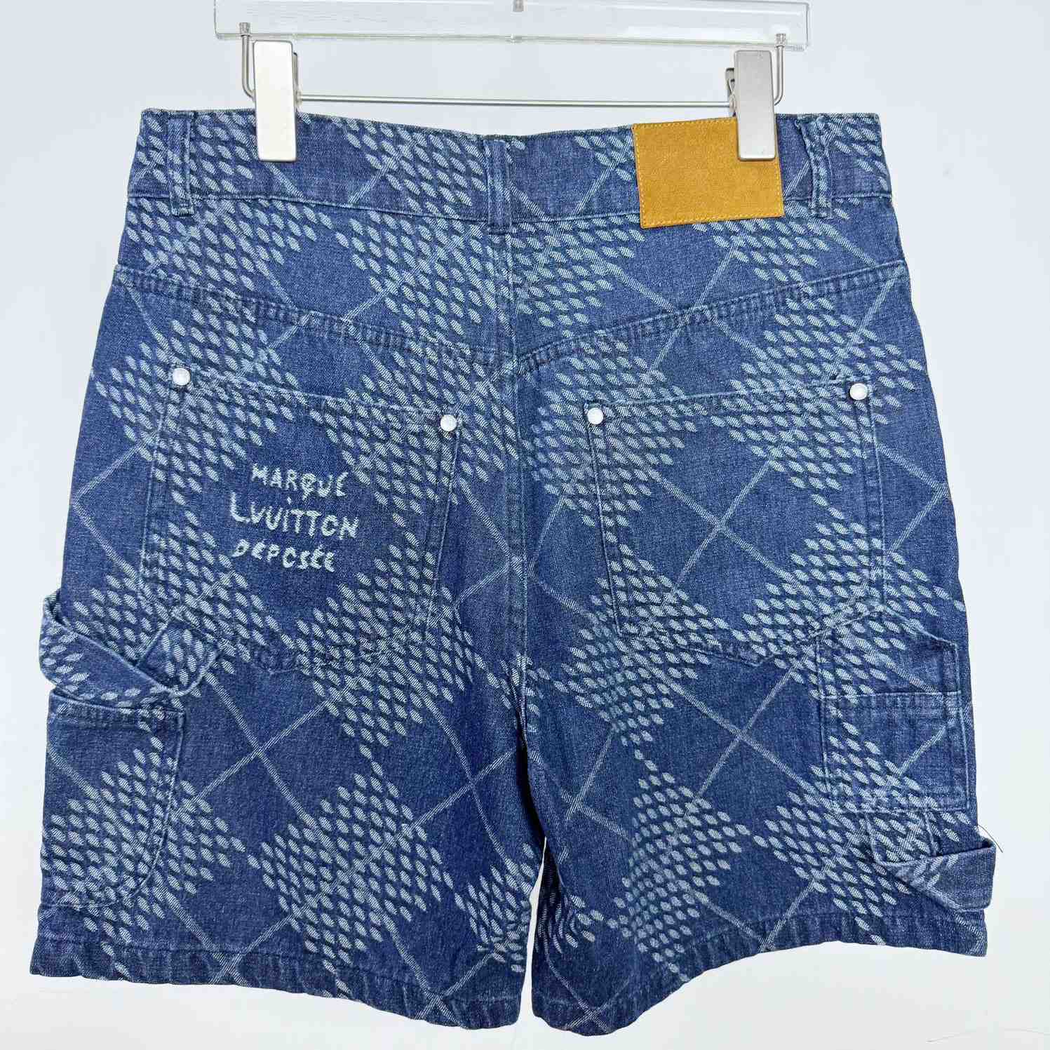 Louis Vuitton Denim Carpenter Shorts    1AGIWB - DesignerGu