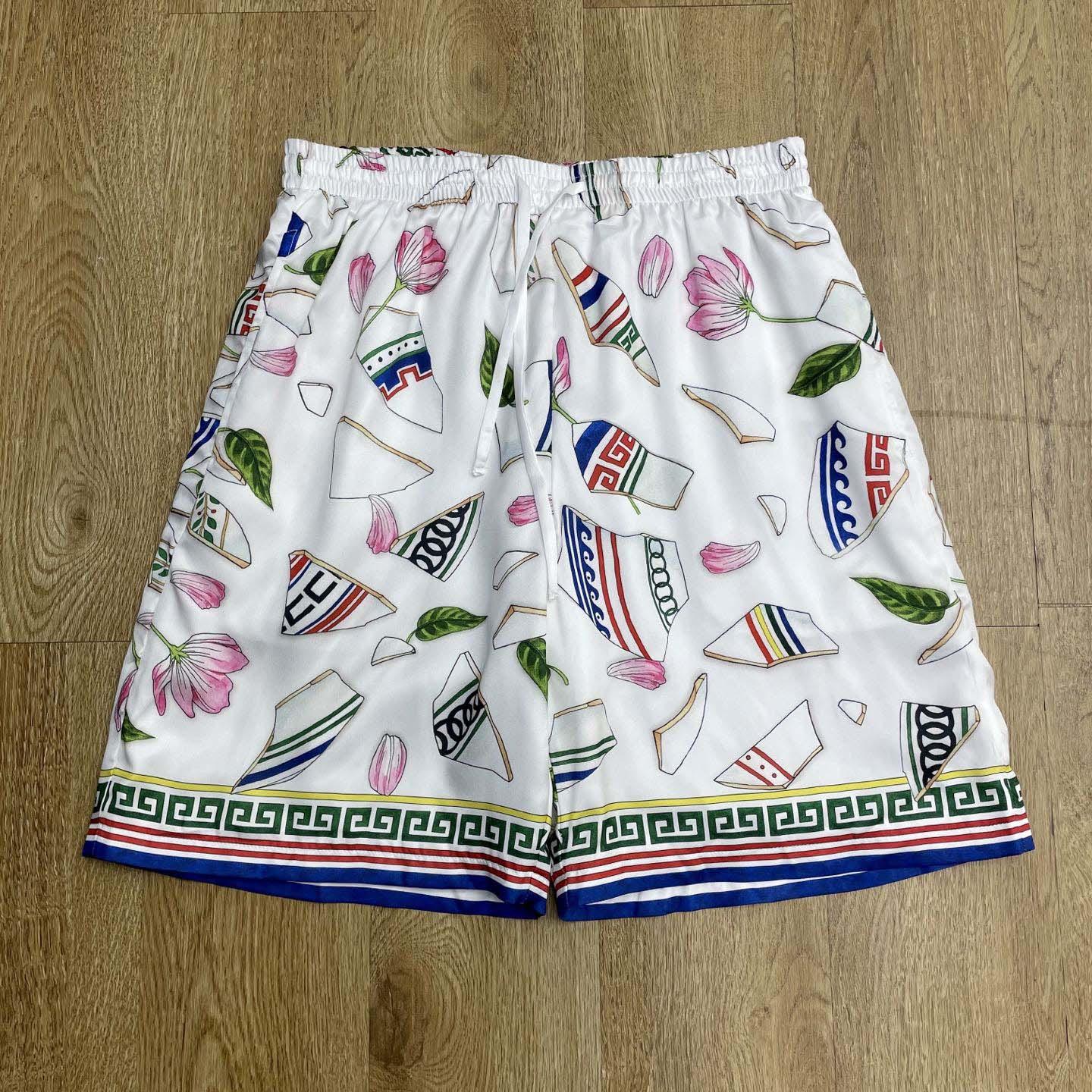 Casablanca Drawstring Shorts   CA3532 - DesignerGu