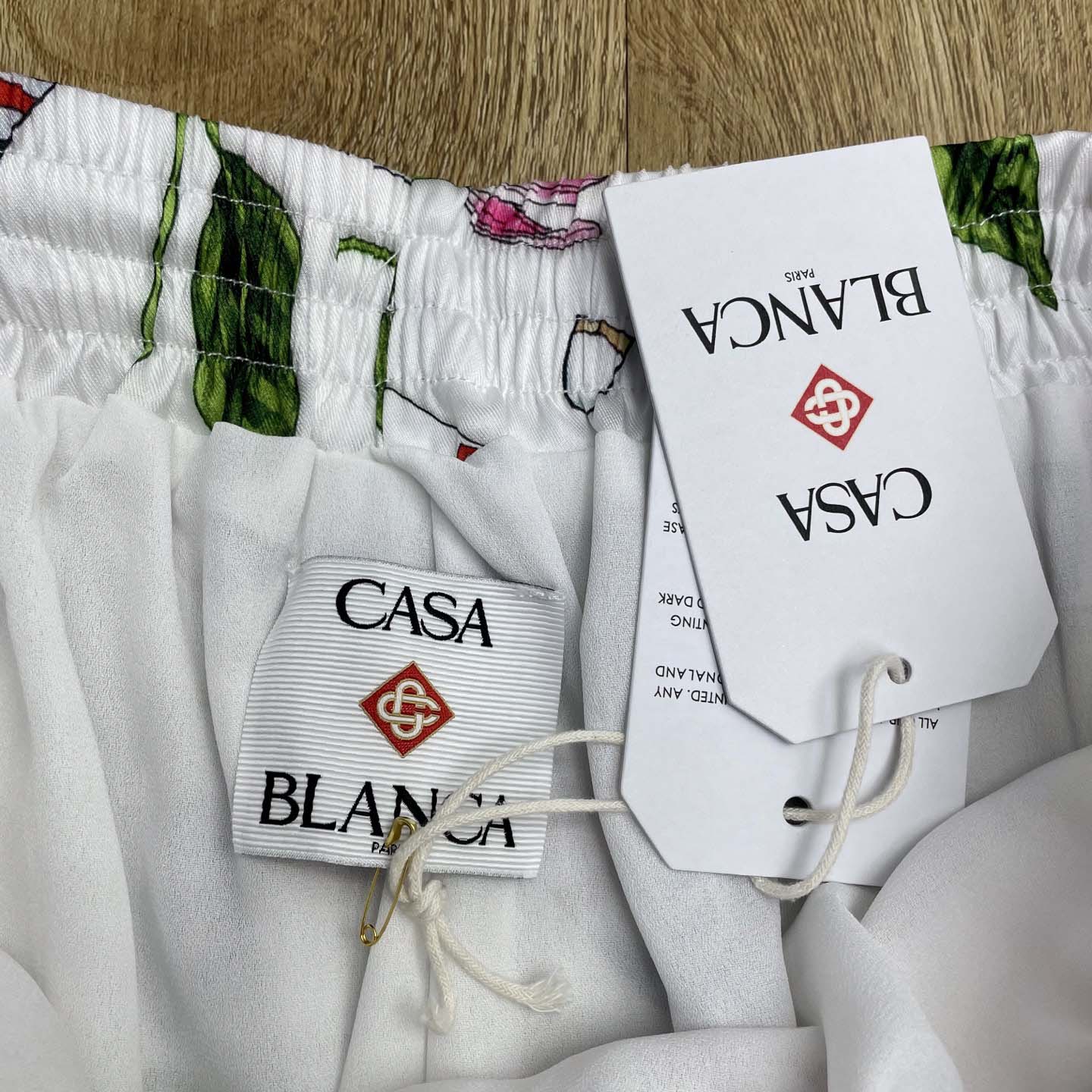 Casablanca Drawstring Shorts   CA3532 - DesignerGu