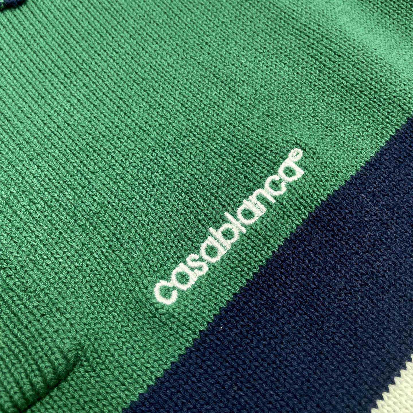 Casablanca Colourblock Polo Shirt    D0088 - DesignerGu