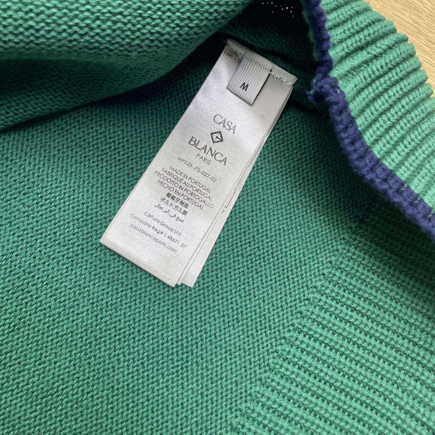 Casablanca Colourblock Polo Shirt    D0088 - DesignerGu