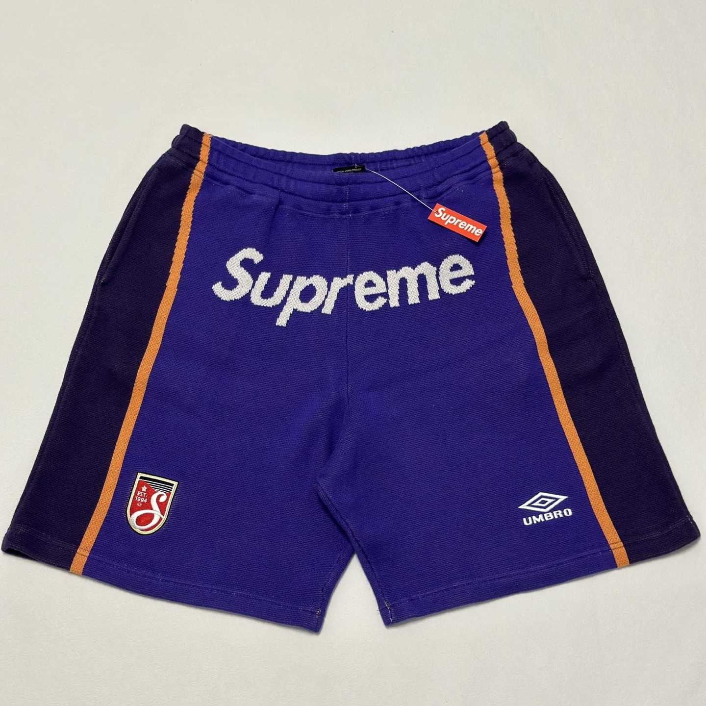 Supreme x Umbro Knit Soccer Short 'purple'  - DesignerGu