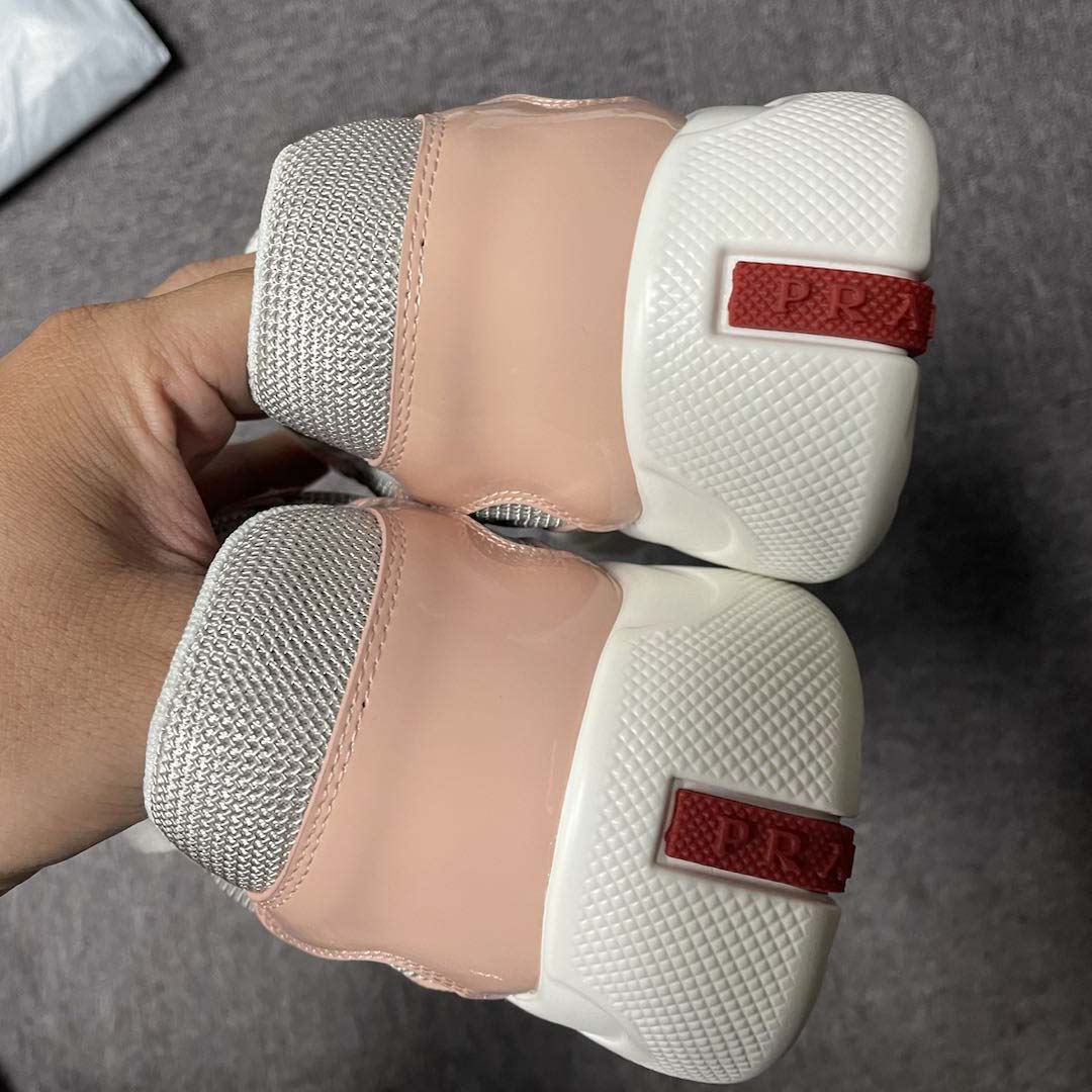 Prada America's Cup Biker Fabric Sneakers - DesignerGu