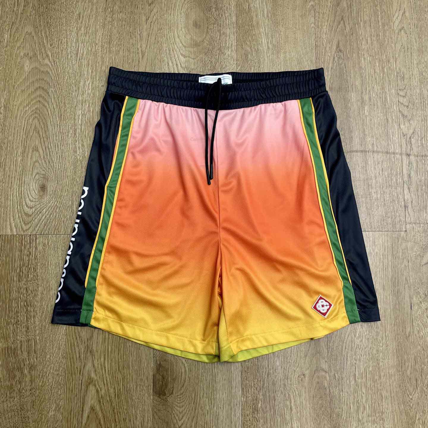 Casablanca Pastel Gradient Football Shorts   C1009 - DesignerGu