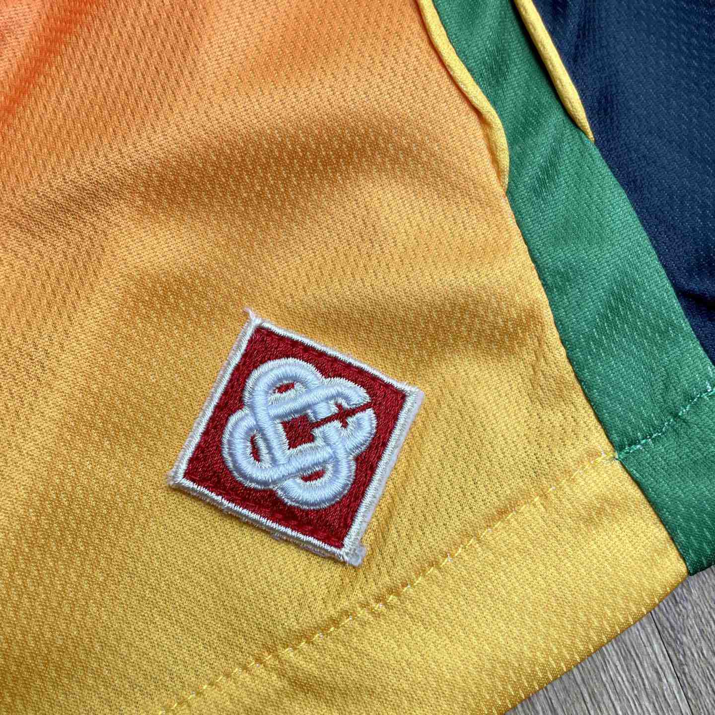 Casablanca Pastel Gradient Football Shorts   C1009 - DesignerGu