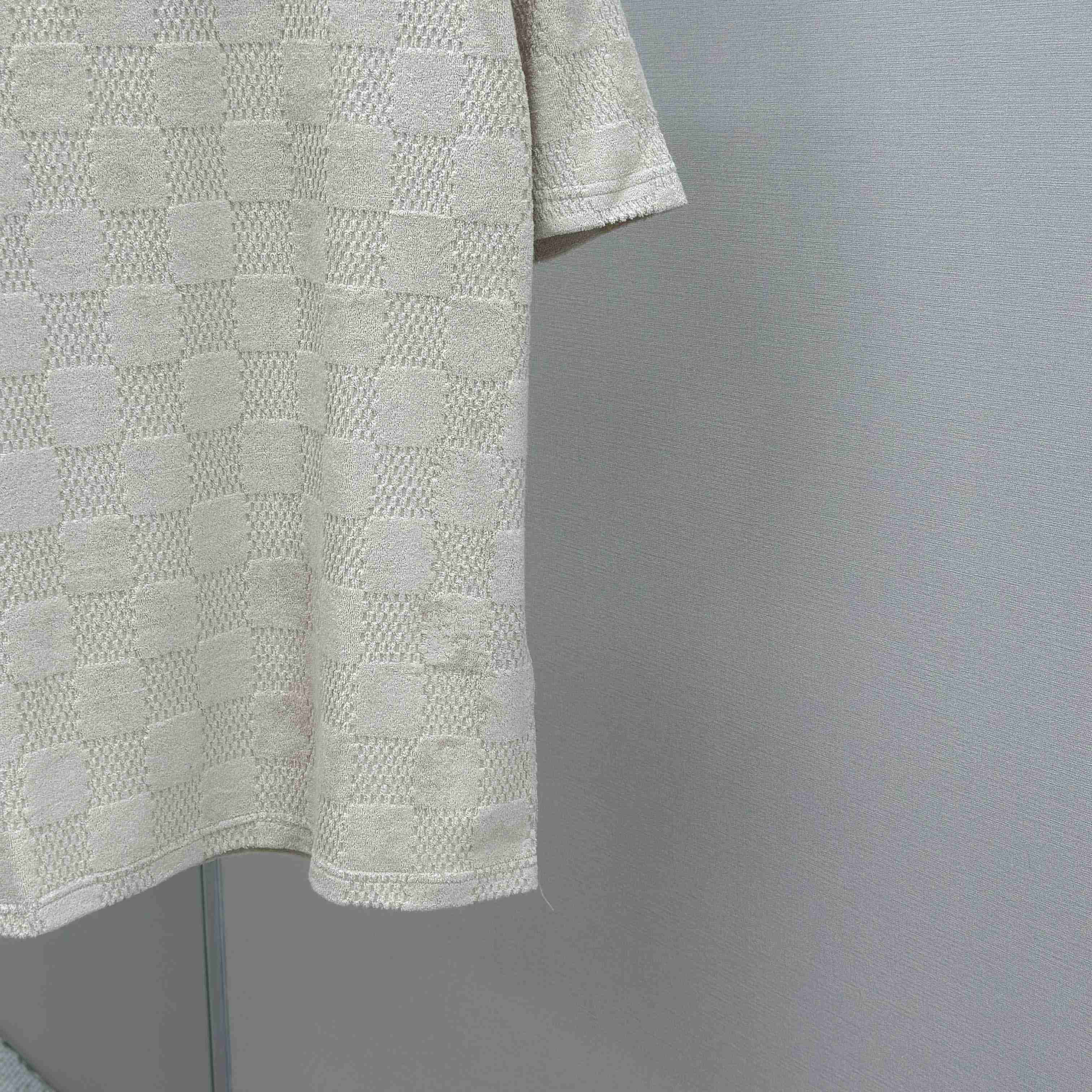 Louis Vuitton Damier French Terry T-Shirt 1AHUVC - DesignerGu