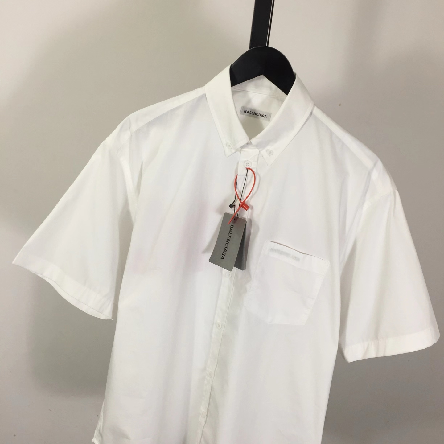 Balenciaga Security Tape Logo  Shirt - DesignerGu