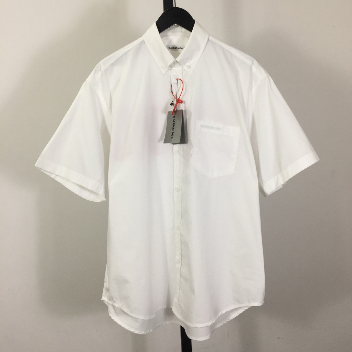Balenciaga Security Tape Logo  Shirt - DesignerGu