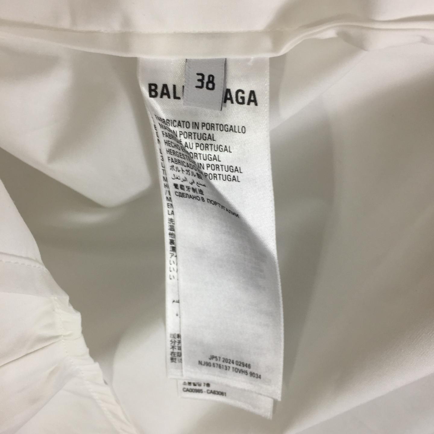 Balenciaga Security Tape Logo  Shirt - DesignerGu