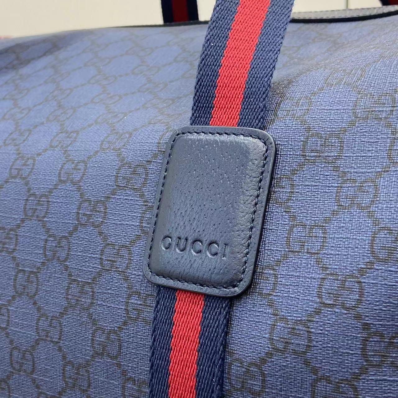 Gucci Medium Duffle Bag With Web - DesignerGu