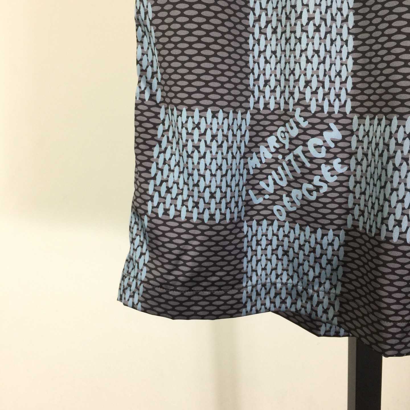 Louis Vuitton Damier Silk Shorts   1AHVT9 - DesignerGu