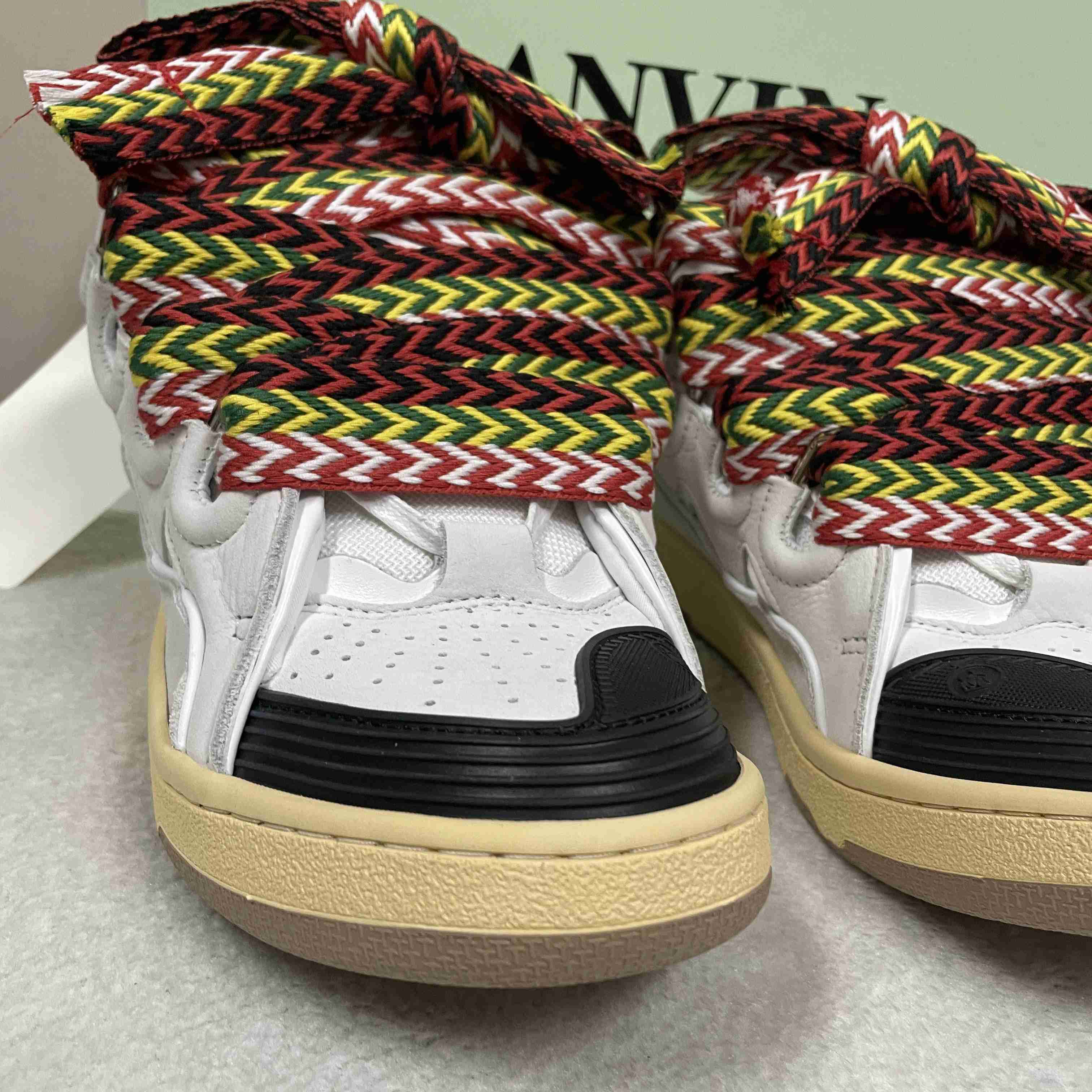 Lanvin Curb lace-up Sneakers - DesignerGu