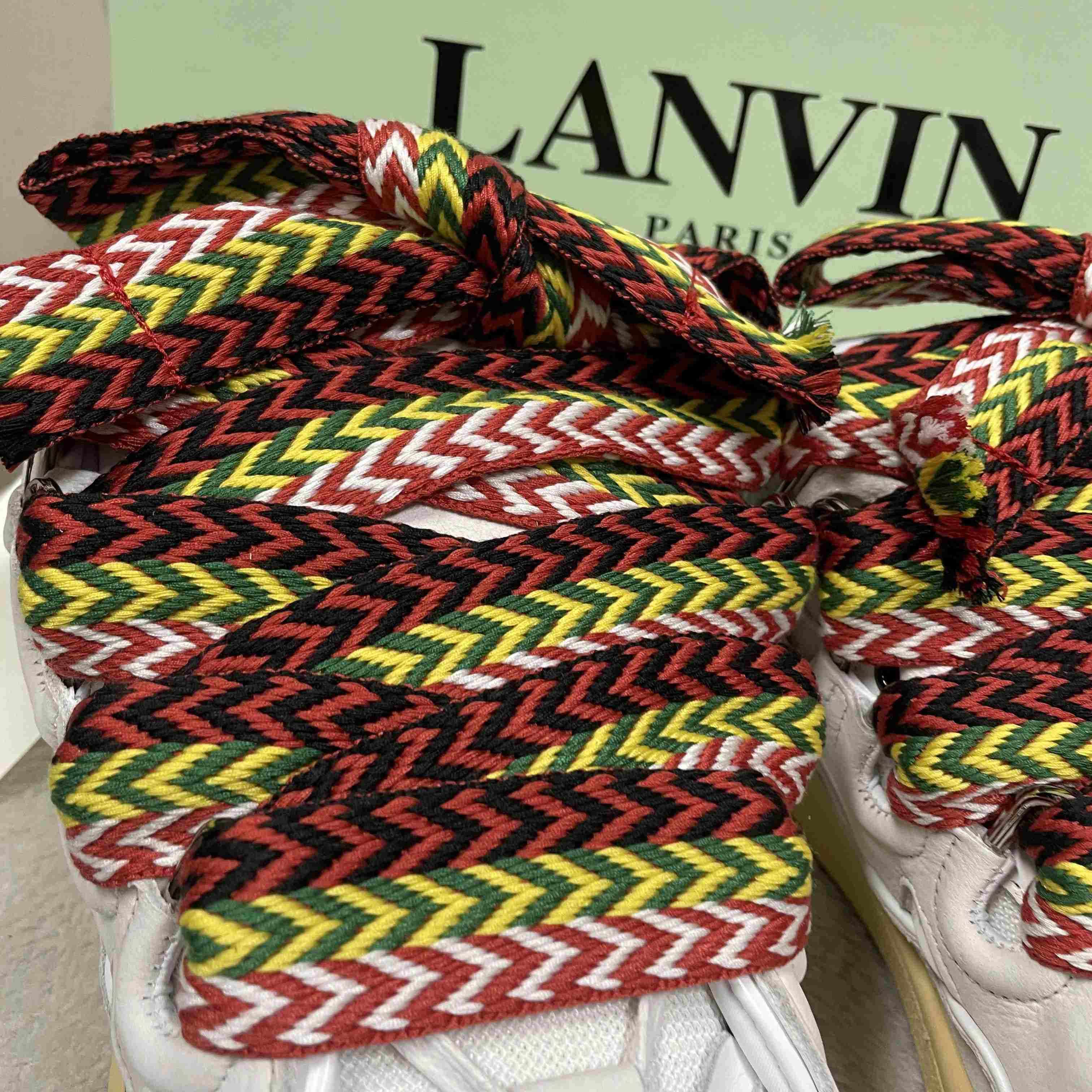 Lanvin Curb lace-up Sneakers - DesignerGu