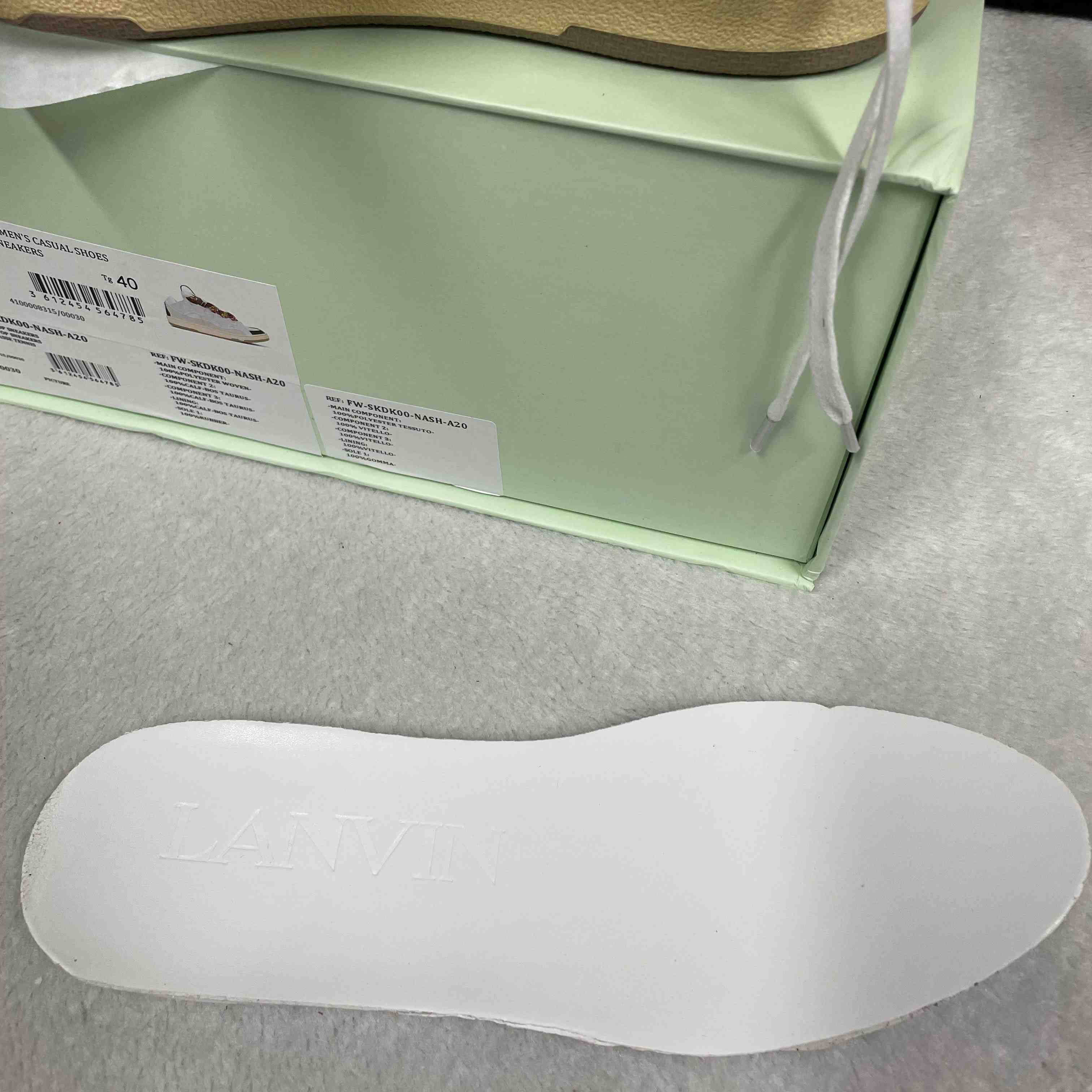 Lanvin Curb lace-up Sneakers - DesignerGu