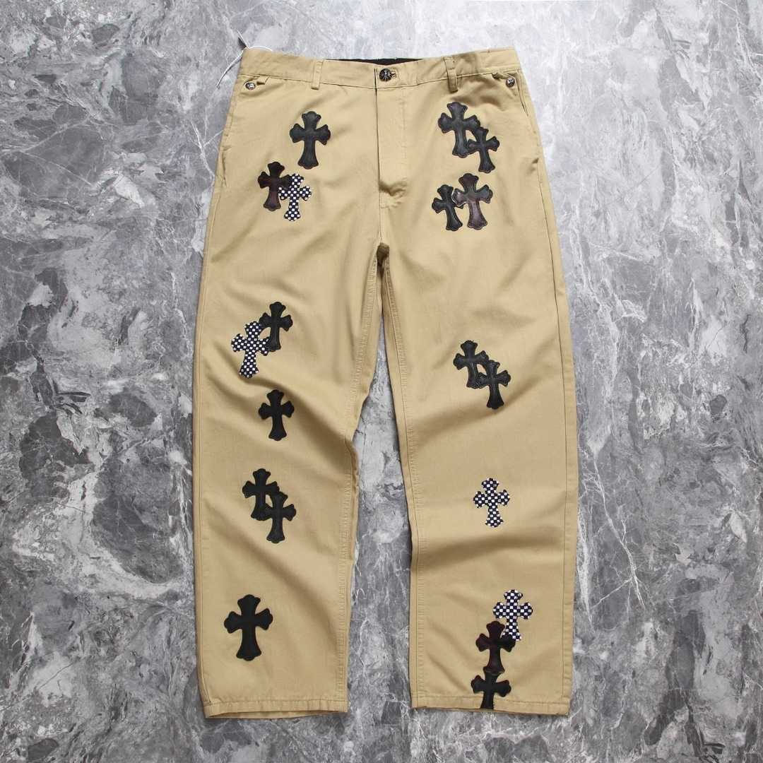 Chrome Heart Cross Patch Jeans YF2006   (50% Off Sale) - DesignerGu