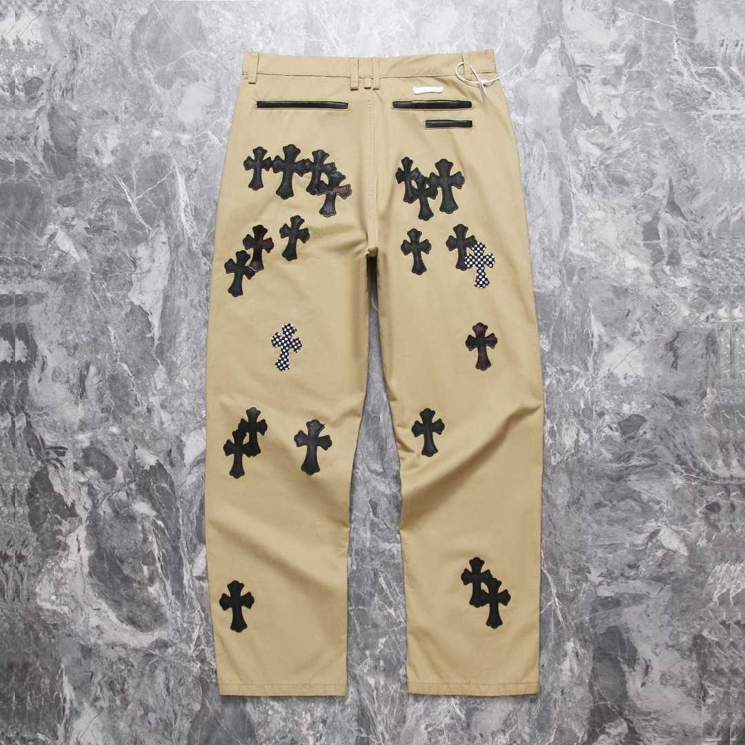 Chrome Heart Cross Patch Jeans YF2006   (50% Off Sale) - DesignerGu