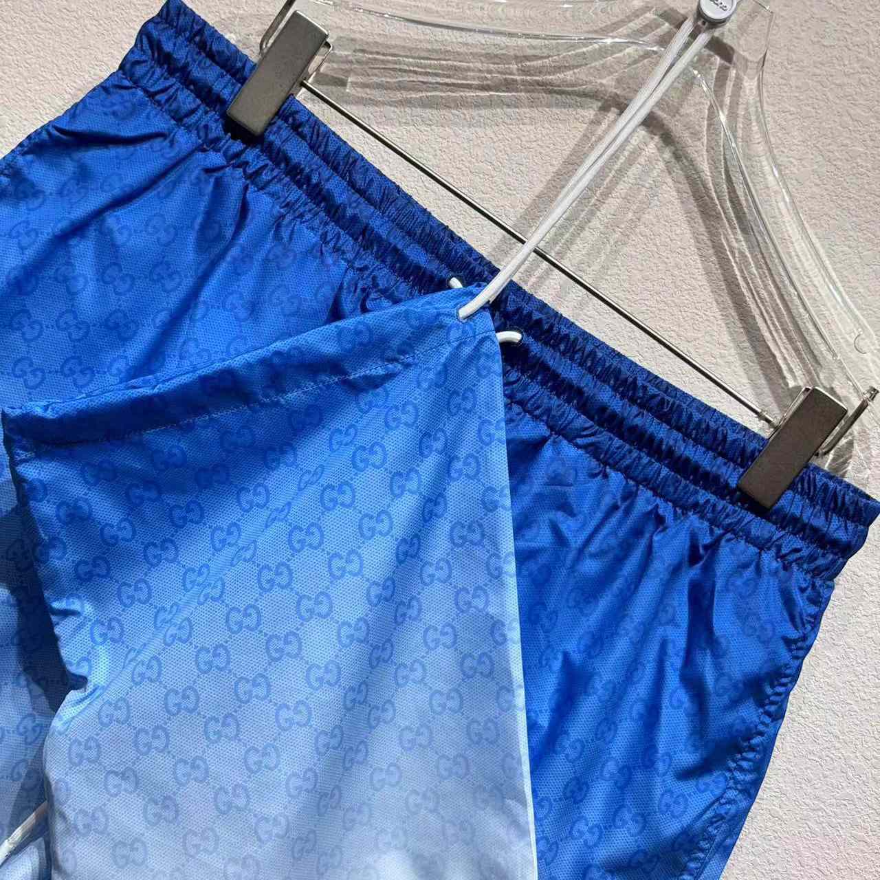 Gucci Printed Technical Poplin Swim Shorts  - DesignerGu