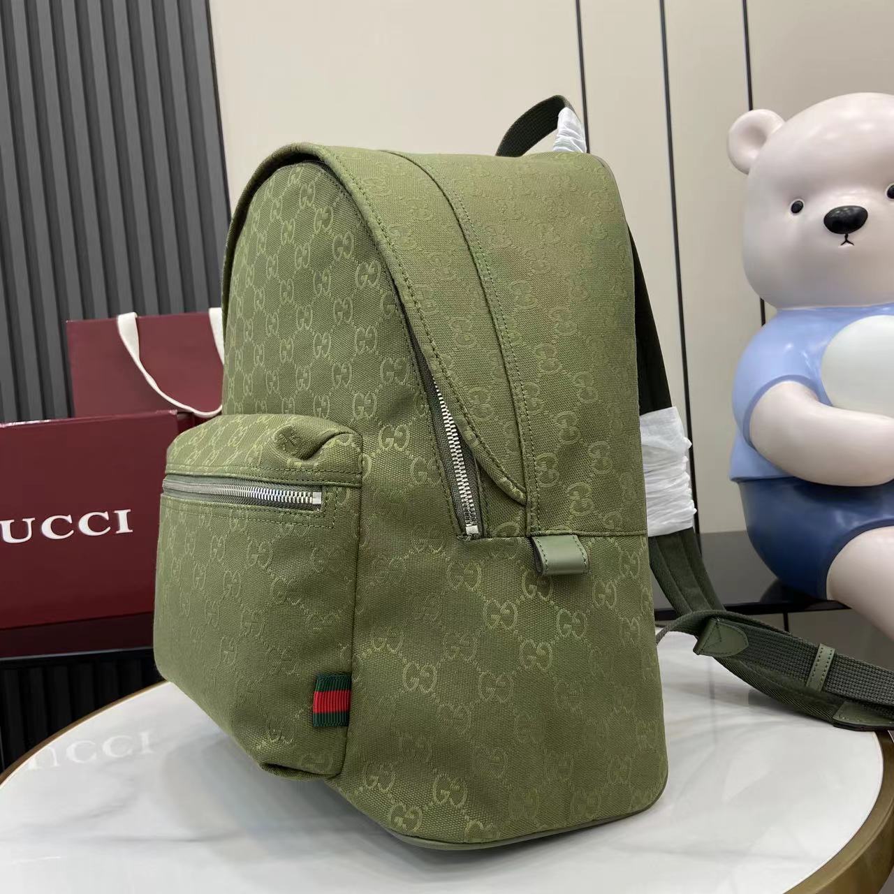Gucci GG Canvas Medium Backpack - DesignerGu