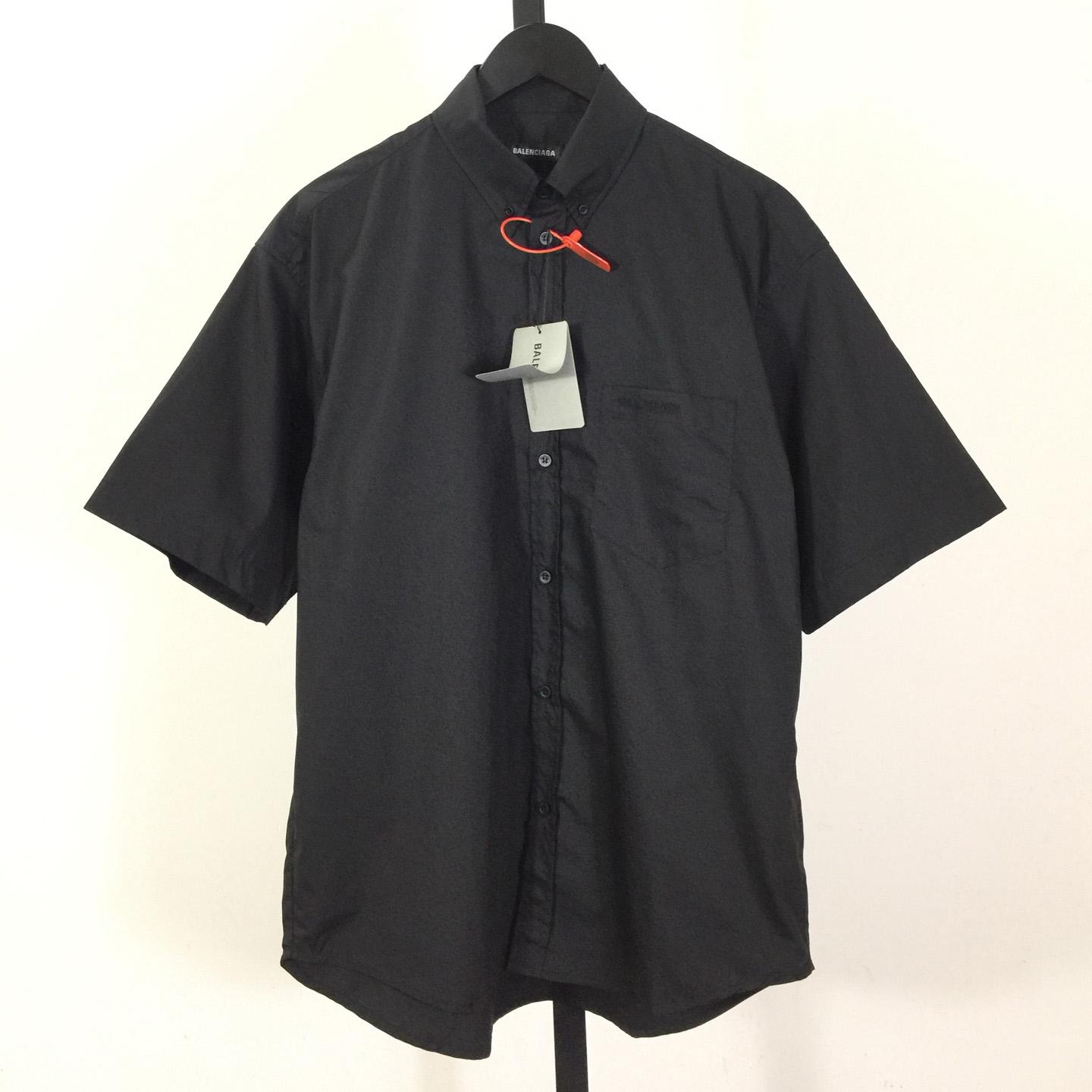 Balenciaga Security Tape Logo  Shirt - DesignerGu