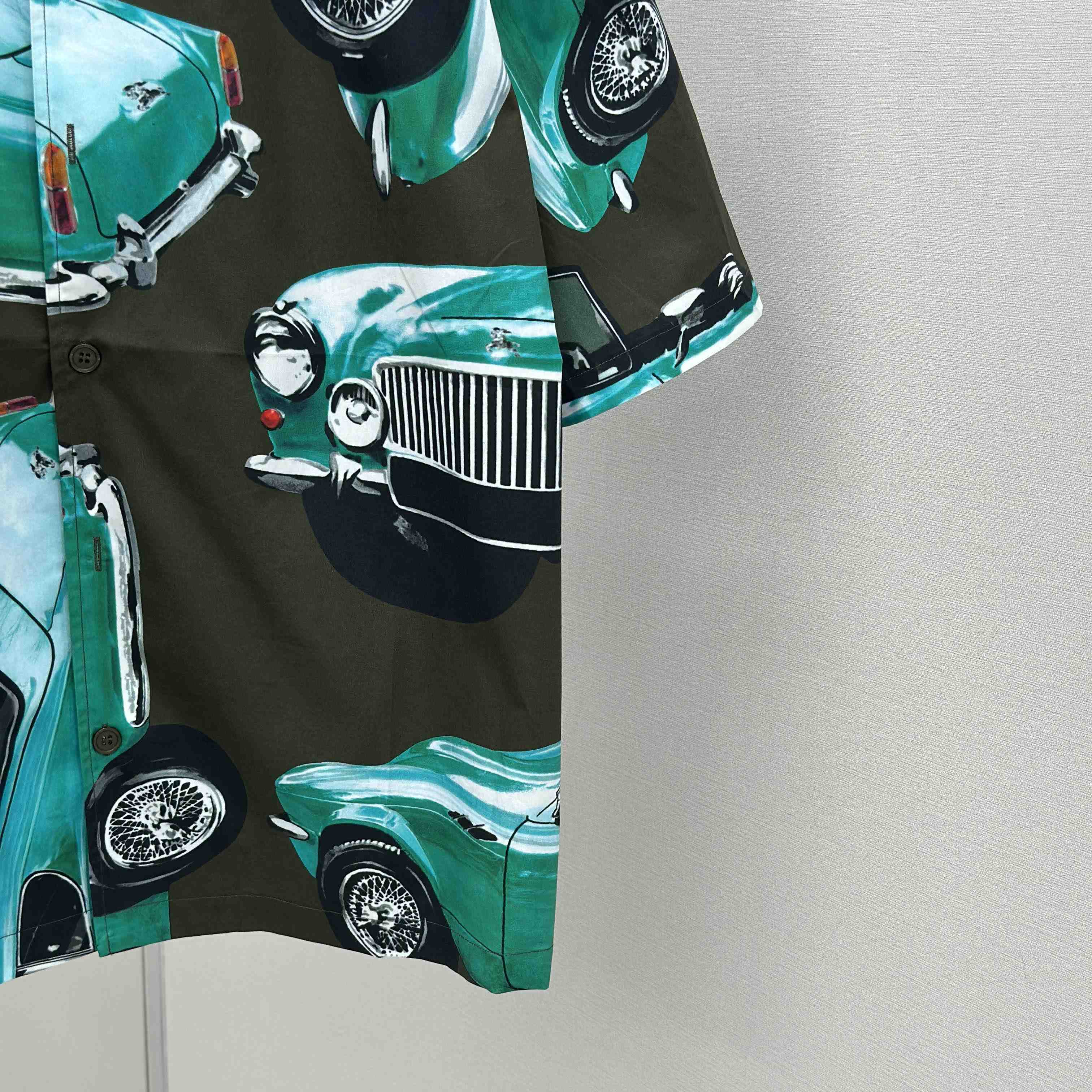 Burberry Relaxed Fit Car Cotton Poplin Shirt - DesignerGu