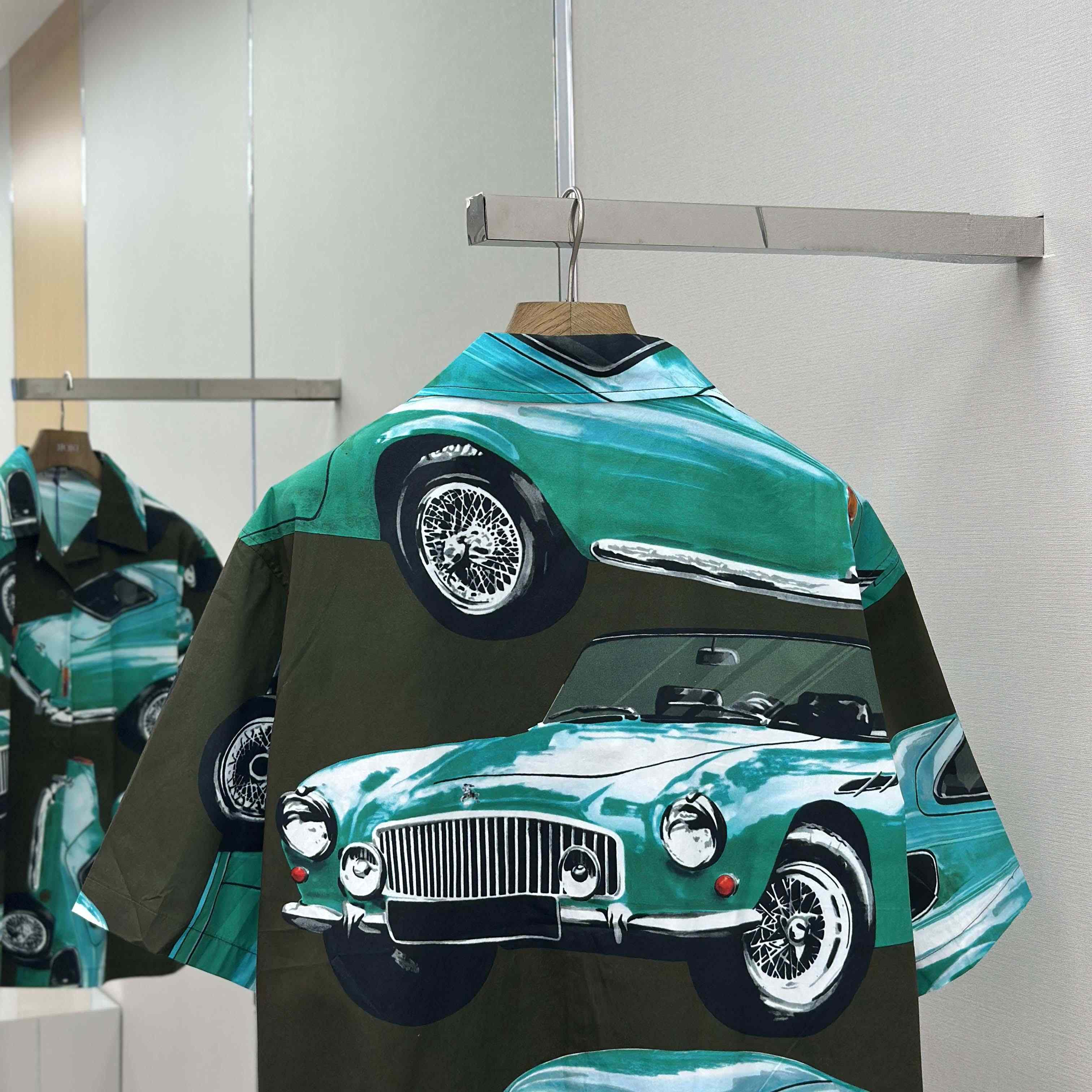 Burberry Relaxed Fit Car Cotton Poplin Shirt - DesignerGu