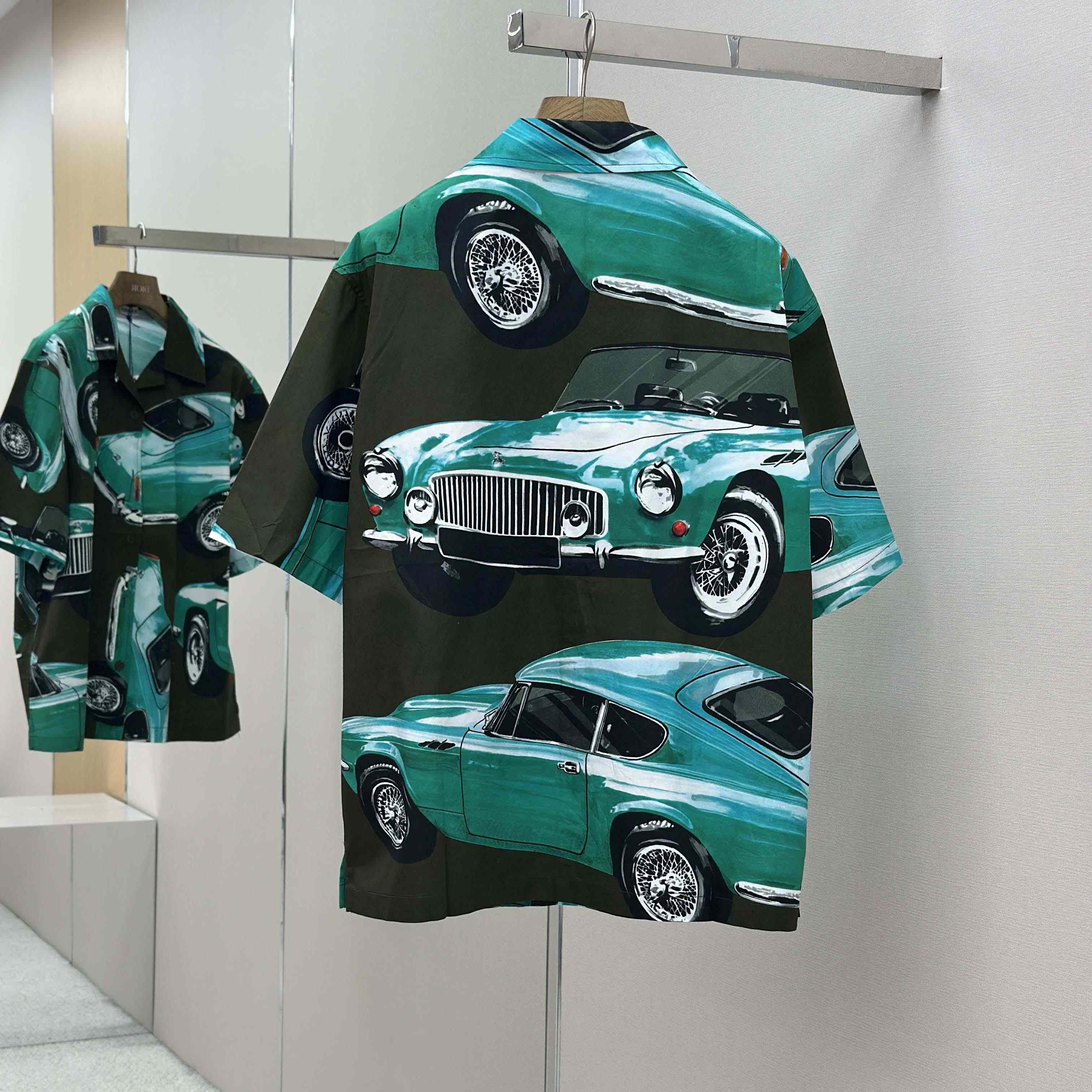 Burberry Relaxed Fit Car Cotton Poplin Shirt - DesignerGu