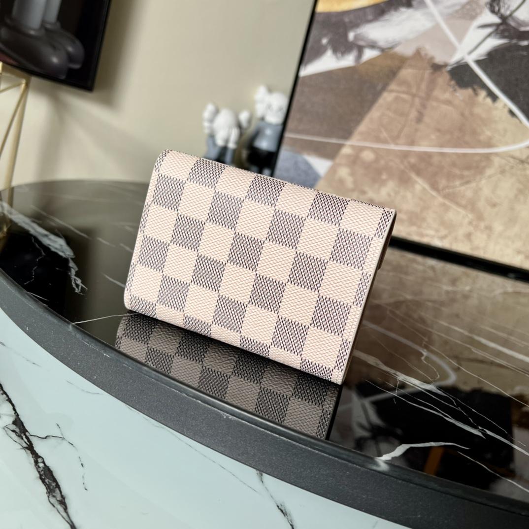 Louis Vuitton Victorine Wallet Damier Azur Canvas  N64022 - DesignerGu